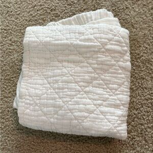 Crate&Kids Supersoft Pampas Ivory Organic Cotton Gauze Baby Changing Pad Cover